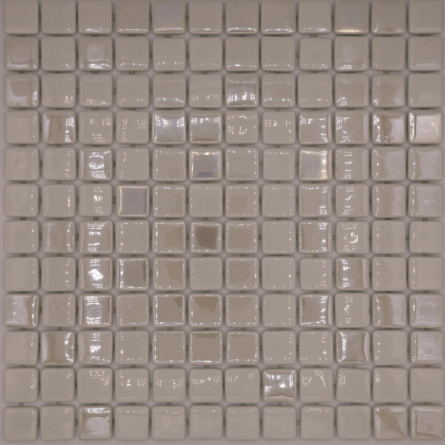 AO Tiles Glass Mosaic – White Twilight Sand 10 Sheets/ Sample