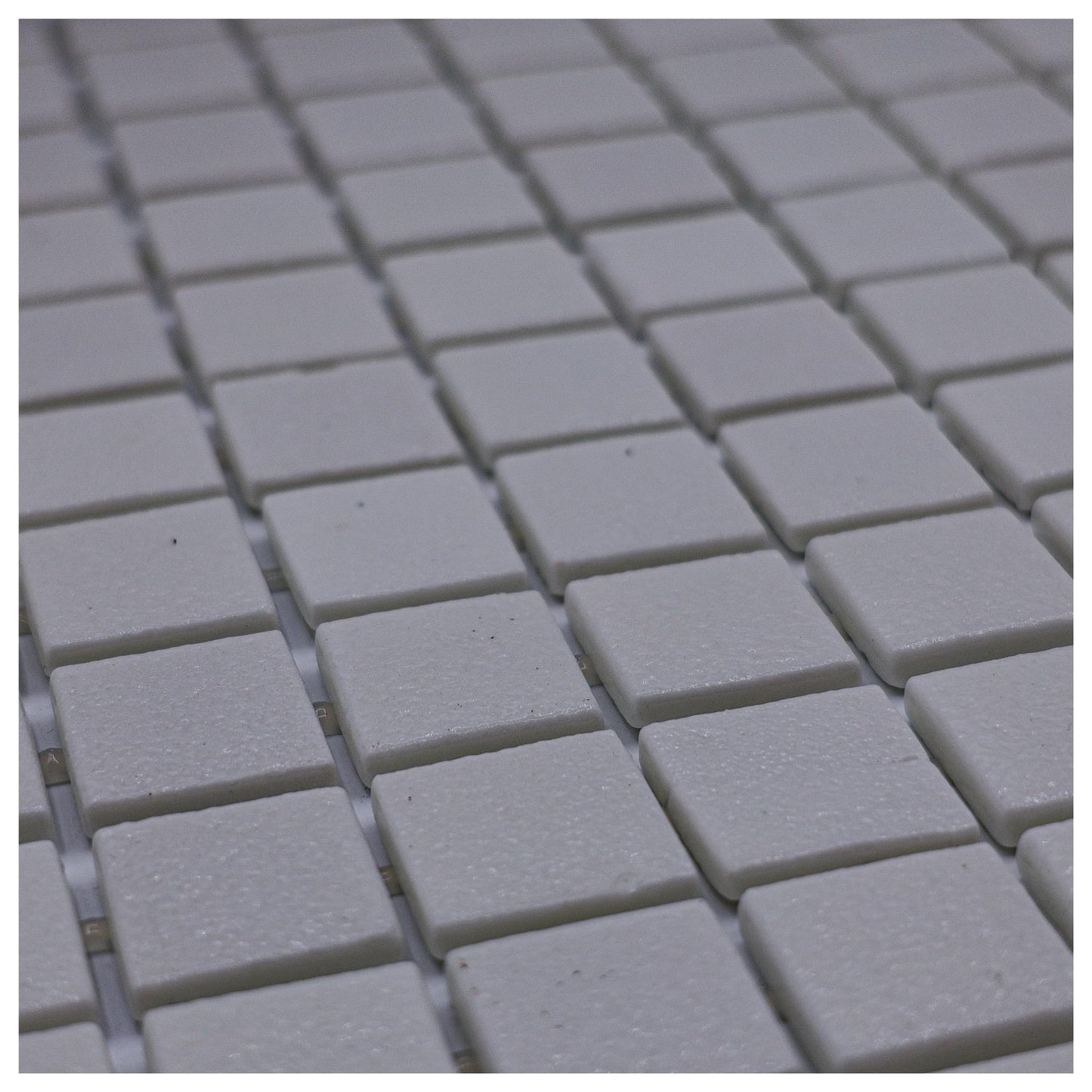 AO Tiles Glass Mosaic Tile – Bone White 300x300mm- 10 Sheets/ Sample