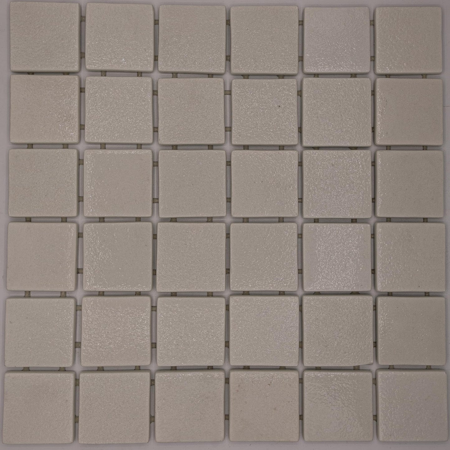 AO Tiles Glass Mosaic Tile –White Sky 300x300mm- 10 Sheets/ Sample