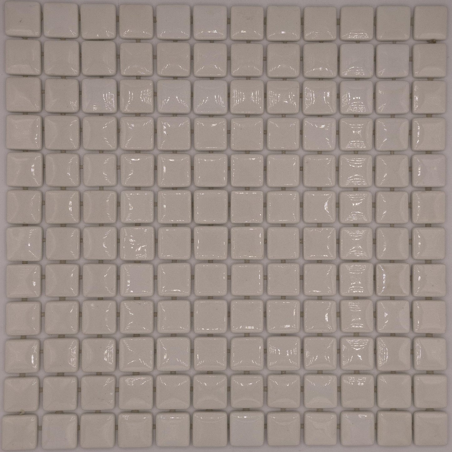 AO Tiles Glass Mosaic  – Swan White 10 Sheets/ Sample