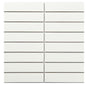 Matt White Mosaic Tile Stackbond