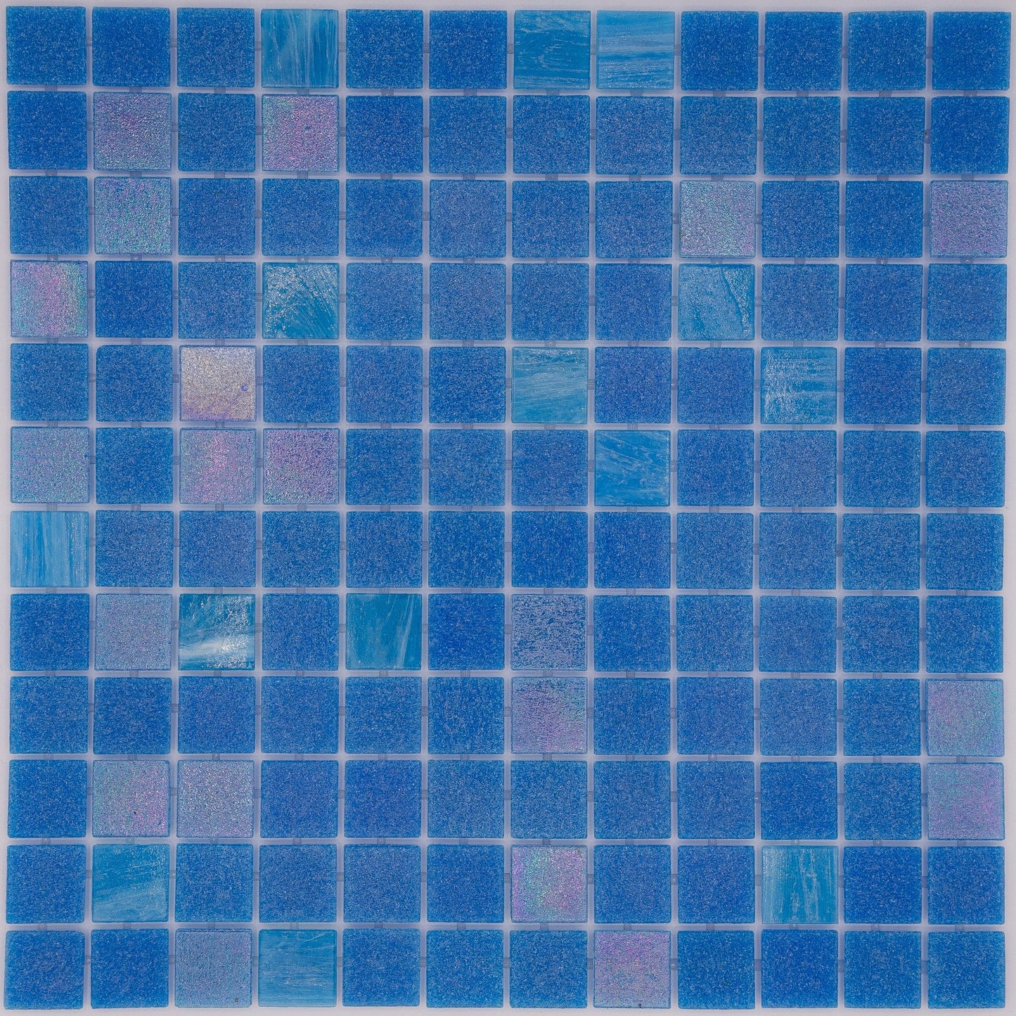AO Tiles Glass Mosaic – Albany Winter Blues - 10 Sheets/ Sample