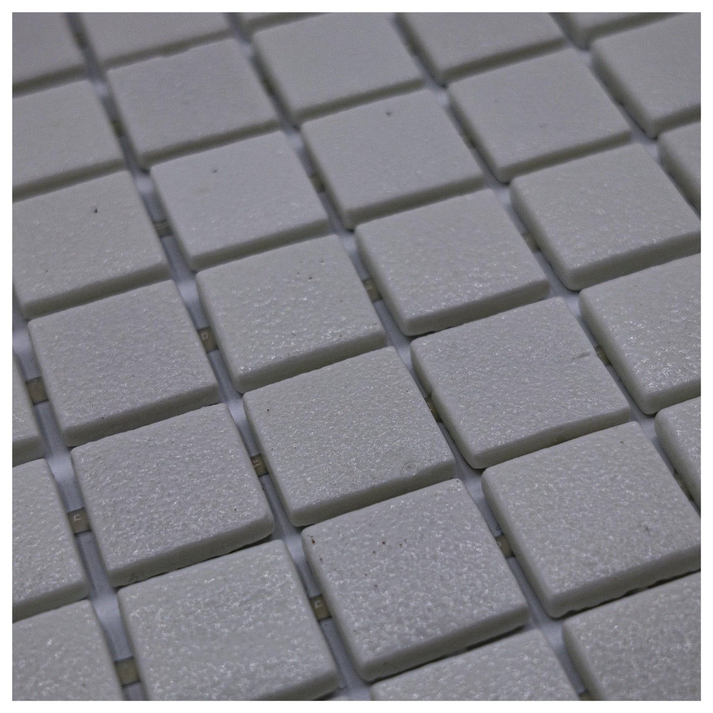 AO Tiles Glass Mosaic  – Bone White 10 Sheets/ Sample