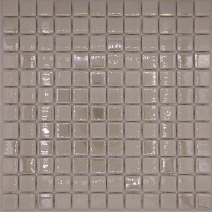 AO Tiles Glass Mosaic Tile – White Twilight Sand 300x300mm- 10 Sheets/ Sample