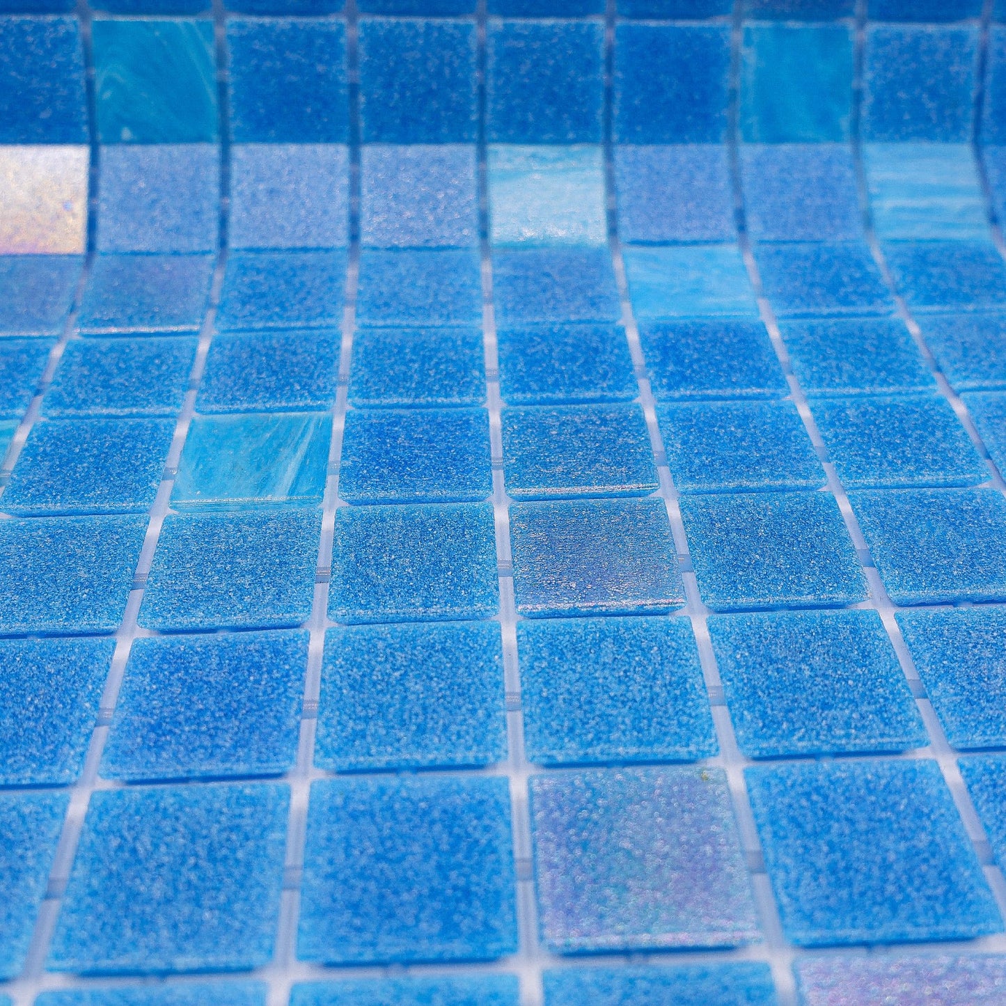 AO Tiles Glass Mosaic – Albany Winter Blues - 10 Sheets/ Sample