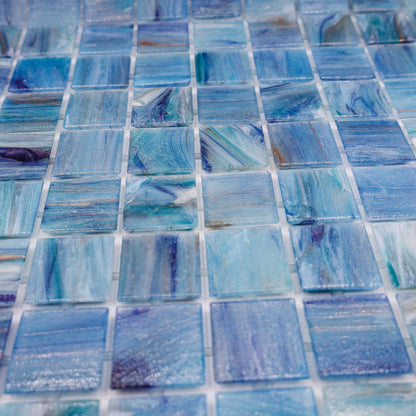 AO Tiles Glass Mosaic – Blue Dawn Sky 10 Sheets/ Sample
