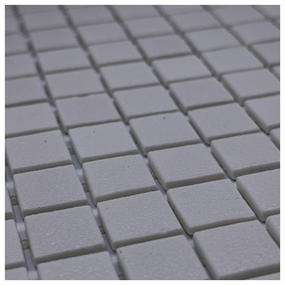 AO Tiles Glass Mosaic Tile – Bone White 300x300mm- 10 Sheets/ Sample