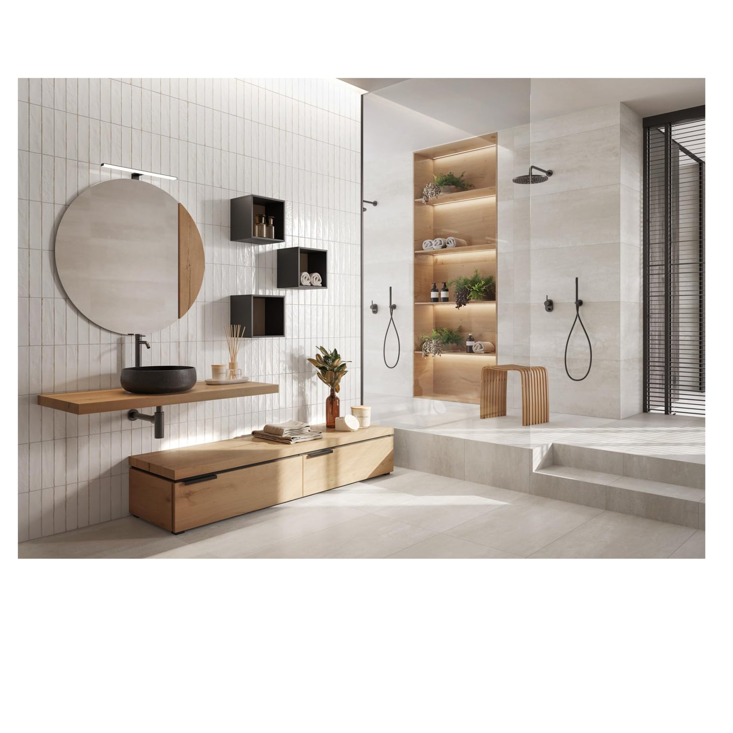 Lunar White Subway Tile 250x60mm Gloss Finish- Glowtile Collectios – 50 Tiles per Box.