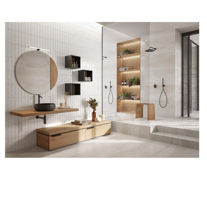 Lunar White Subway Tile 250x60mm Gloss Finish- Glowtile Collectios – 50 Tiles per Box.