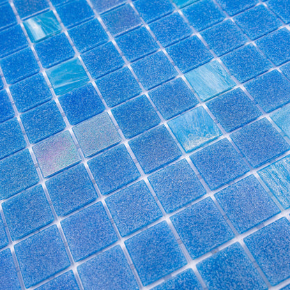 AO Tiles Glass Mosaic – Albany Winter Blues - 10 Sheets/ Sample