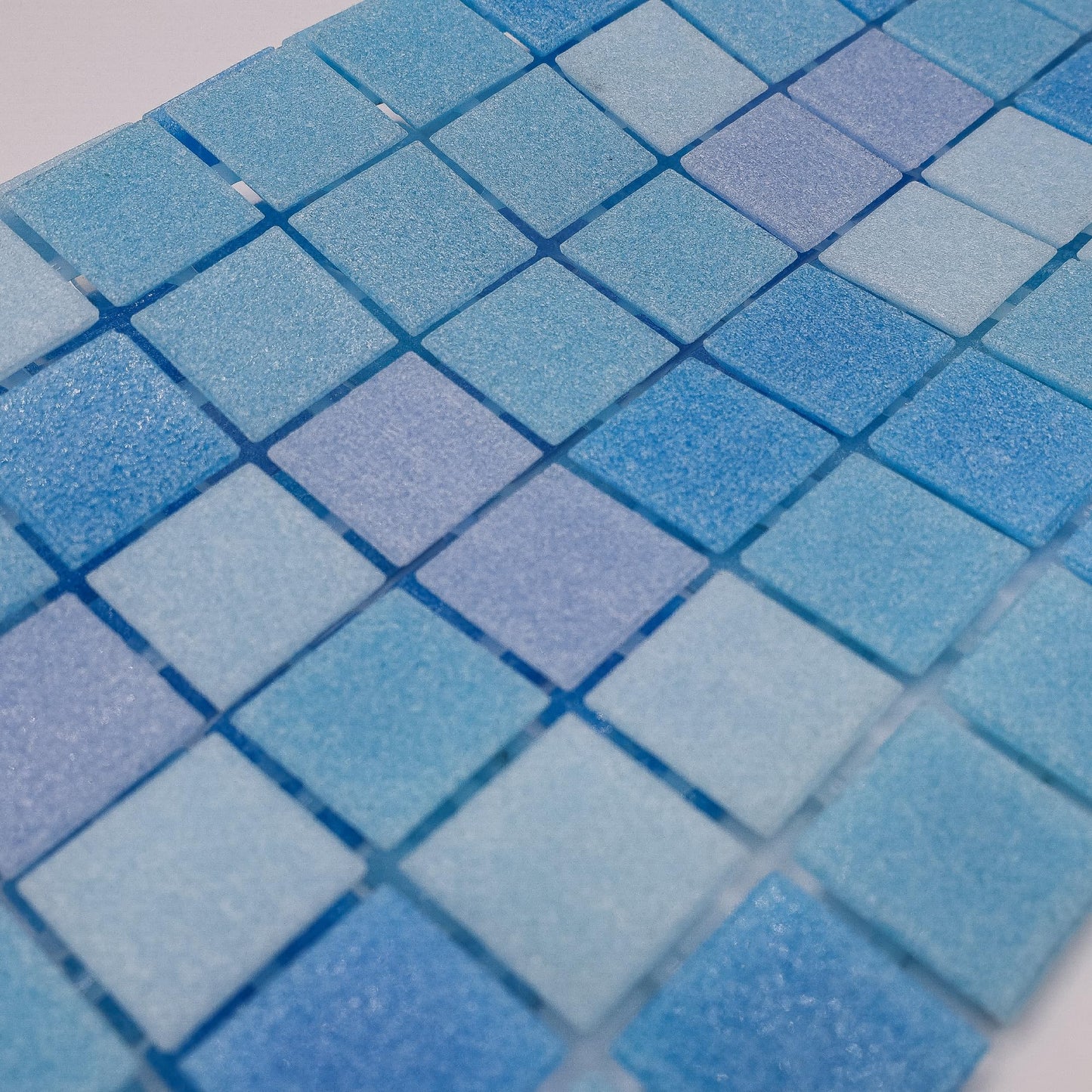 AO Tiles Glass Mosaic – Blue freo Freeze 10 Sheets/ Sample