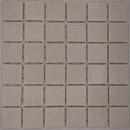 AO Tiles Glass Mosaic Tile –White Sky 300x300mm- 10 Sheets/ Sample