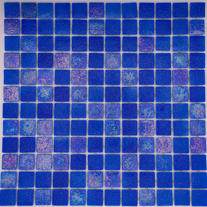 AO Tiles Glass Mosaic  – Jodphur Blue 10 Sheets/ Sample