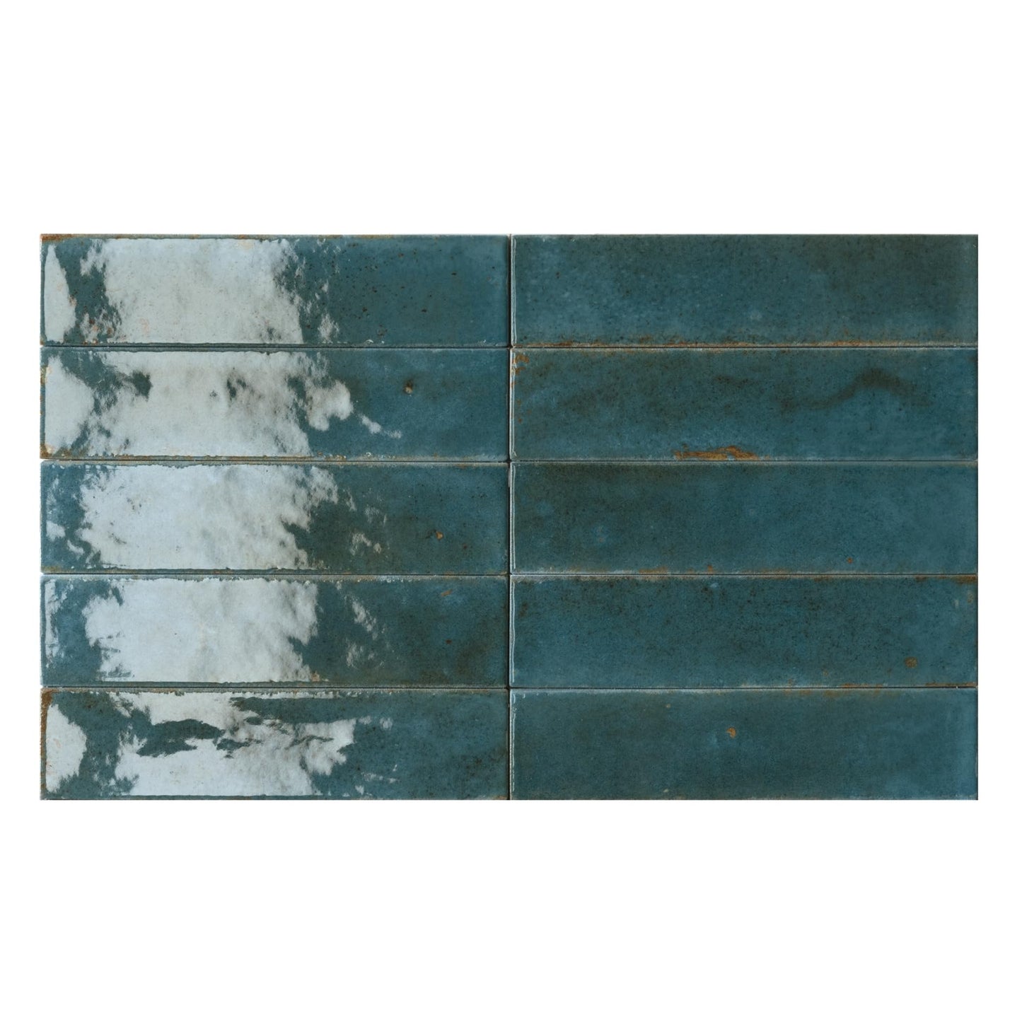 Indigo Shine Subway Tile 250x60mm Gloss Finish – Glowtile Collection – 50 Tiles per Box