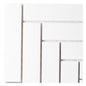 Matt White Mosaic Tile Herringbone