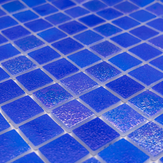 AO Tiles Glass Mosaic  – Jodphur Blue 10 Sheets/ Sample