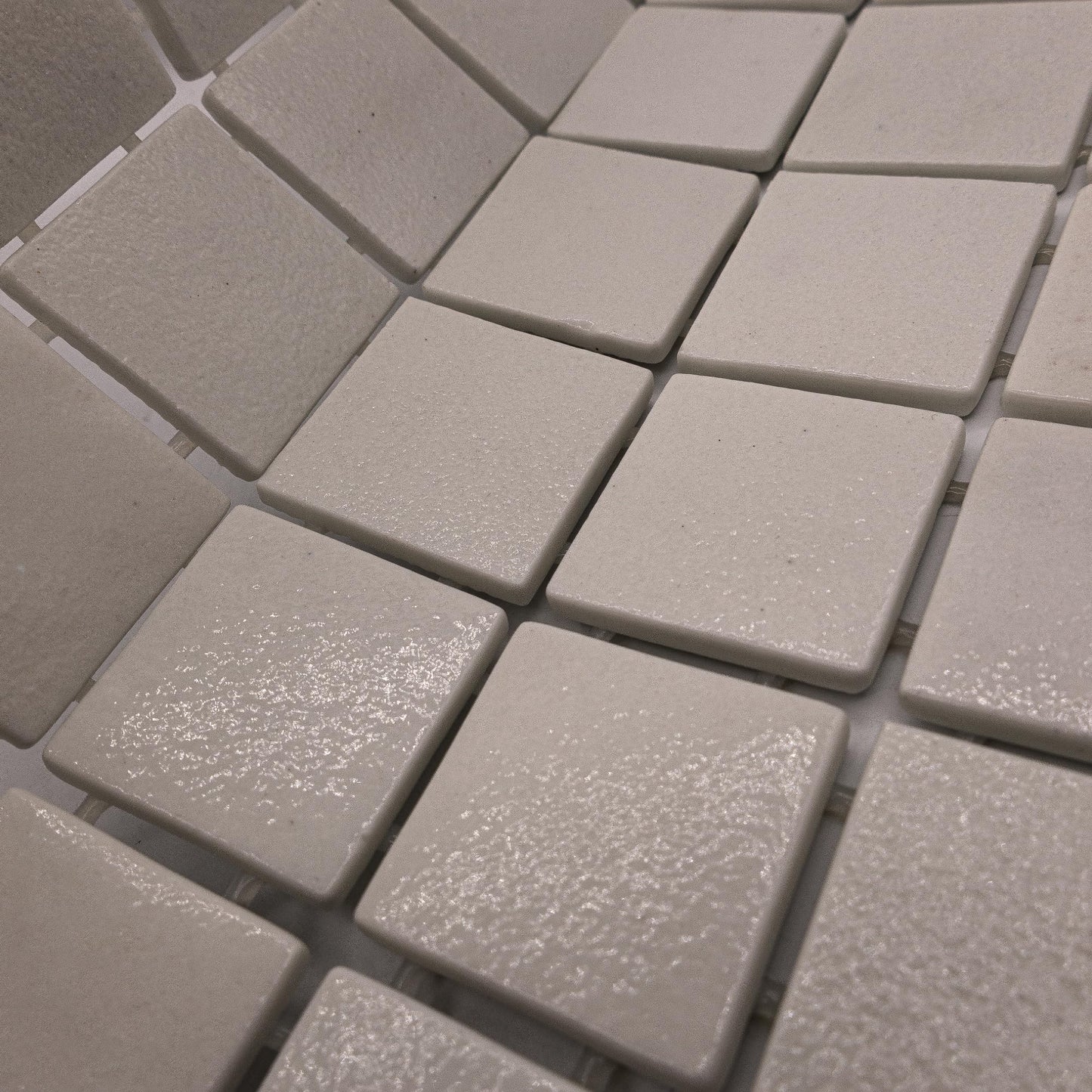 AO Tiles Glass Mosaic  –White Sky 10 Sheets/ Sample