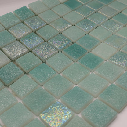 AO Tiles Glass Mosaic Tile – Mettans Blue 300x300mm- 10 Sheets/ Sample