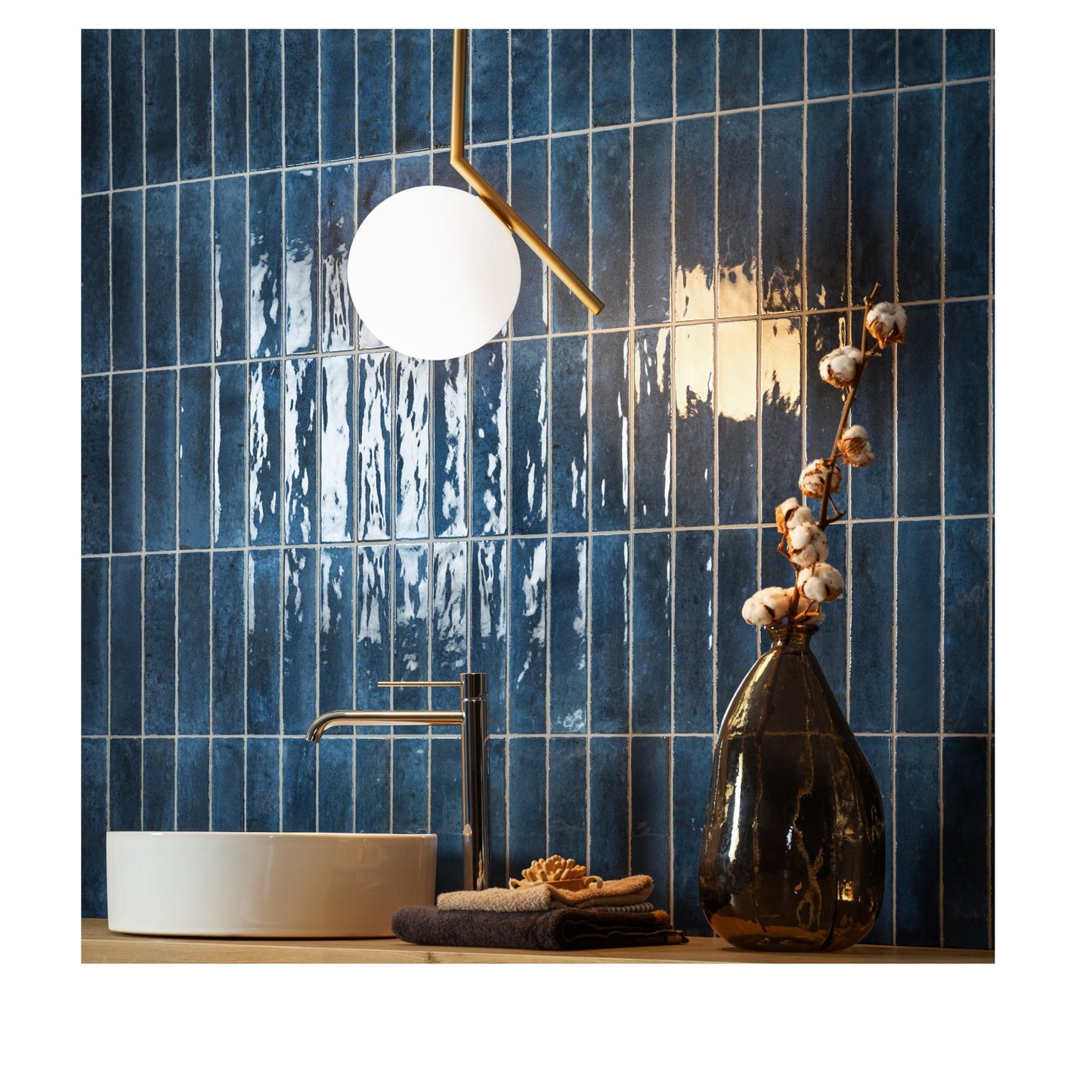 Colbat Glow Subway Tile 250x60mm Gloss Finish- Glowtile Collection- 50 Tiles per Box.