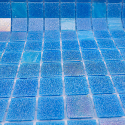 AO Tiles Glass Mosaic – Albany Winter Blues - 10 Sheets/ Sample