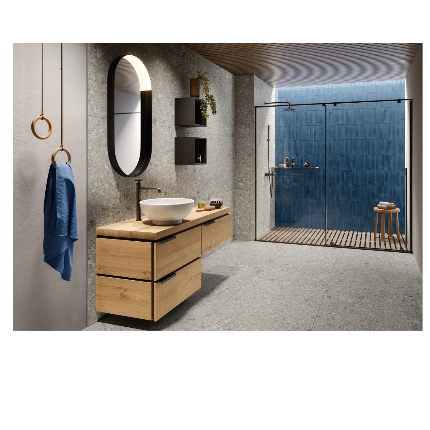 Colbat Glow Subway Tile 250x60mm Gloss Finish- Glowtile Collection- 50 Tiles per Box.