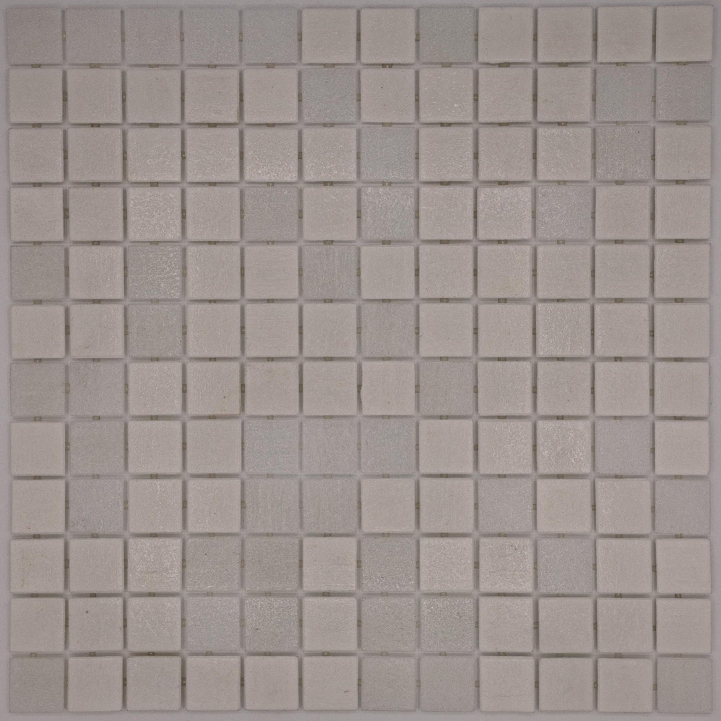 AO Tiles Glass Mosaic Tile  – Pure White Pearl 300x300mm- 10 Sheets/ Sample
