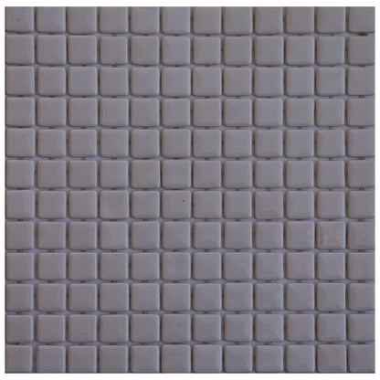 AO Tiles Glass Mosaic  – Swan White 10 Sheets/ Sample