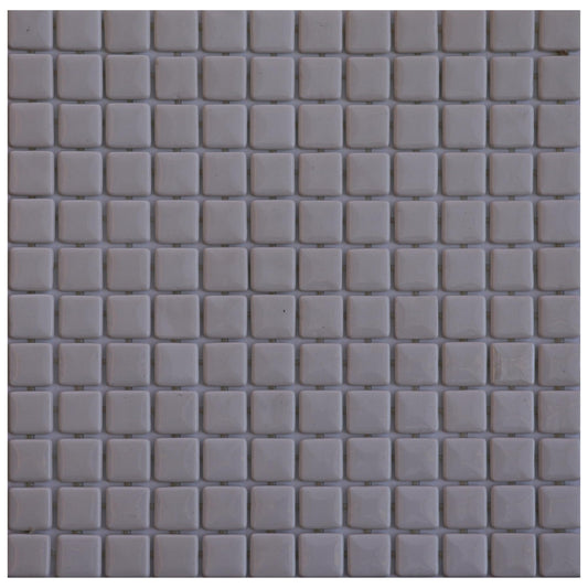 AO Tiles Glass Mosaic  – Swan White 10 Sheets/ Sample