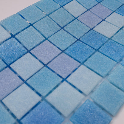 AO Tiles Glass Mosaic – Blue freo Freeze 10 Sheets/ Sample